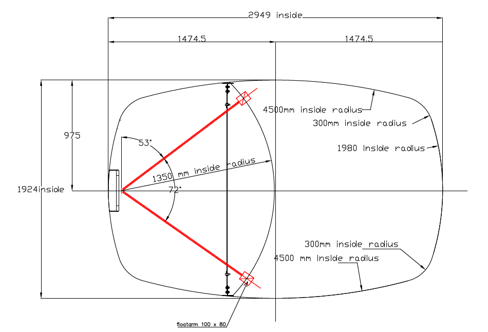 Aircraft refueller tank drawing gauge
